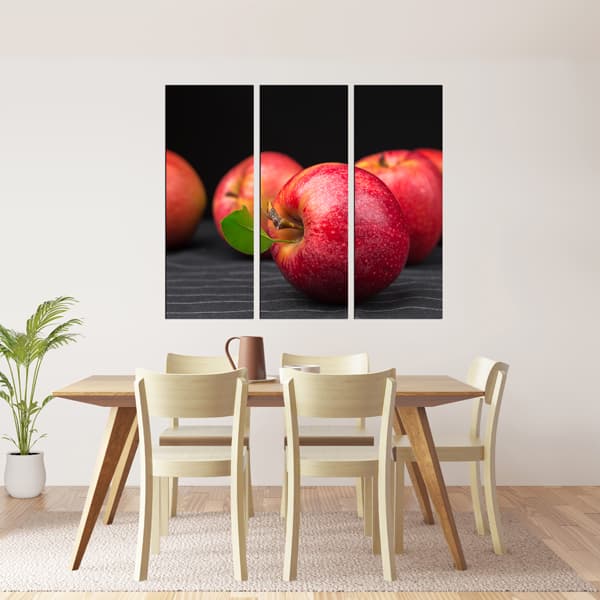 Red apples canvas