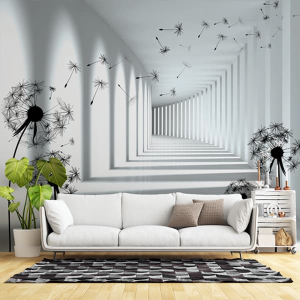 3D Tunnel Wallpaper