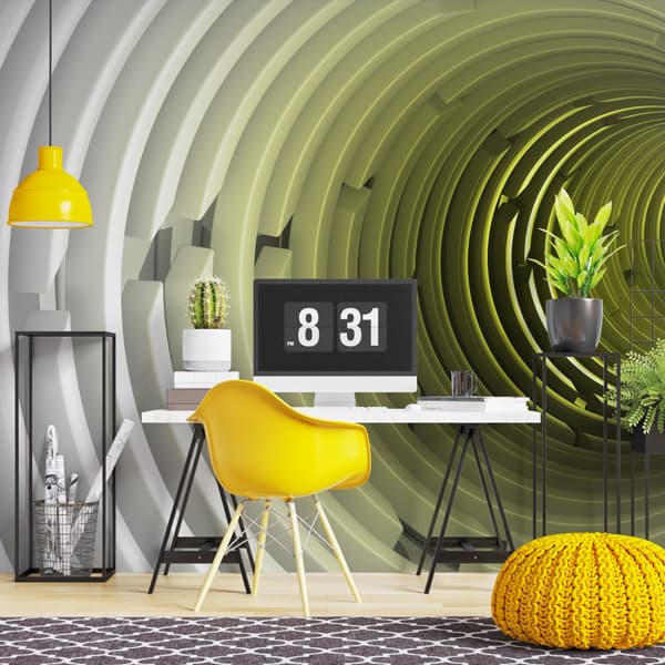 Home Office 3D Wallpaper