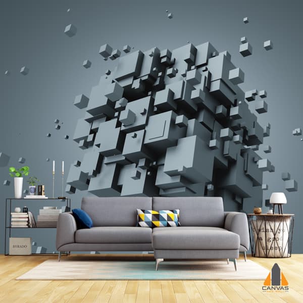 3D Abstract Chaotic Cubes