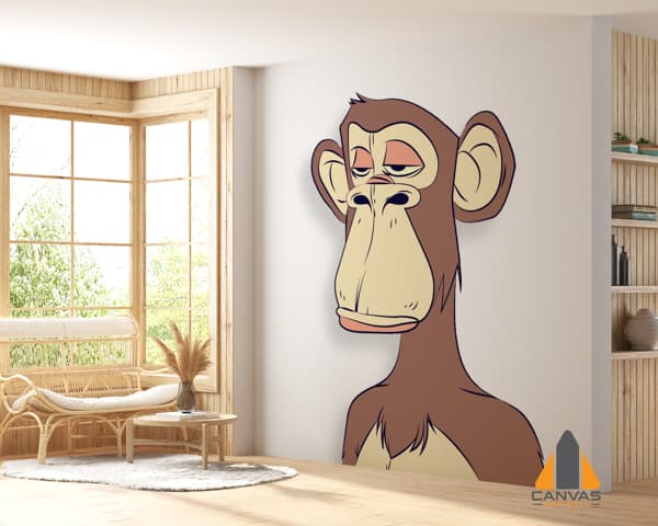 Ape with bored face 2