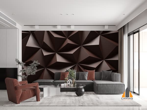 Chocolate Geometric Abstract