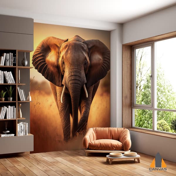 Elephant Running