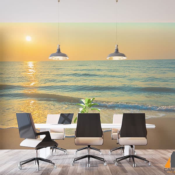 Office Beach Wallpaper