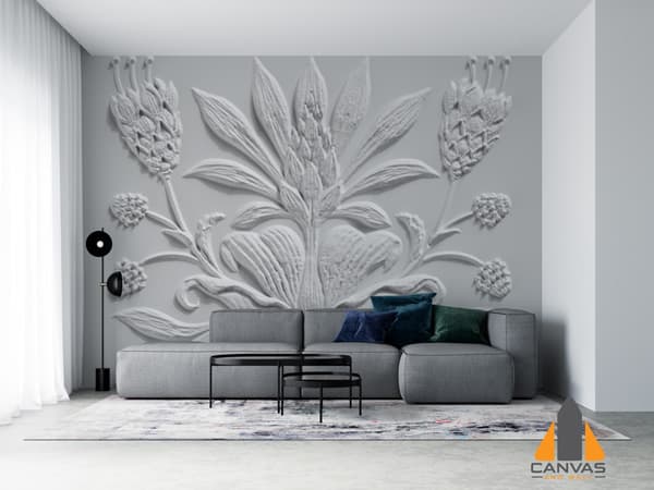 Embossed Look Wallpaper