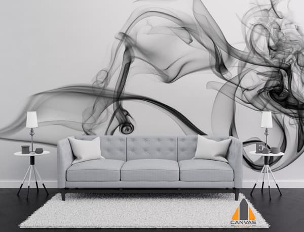Minimalist Black Smoke Motion Wallpaper