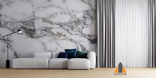 Grey Whitish Marble Wallpaper