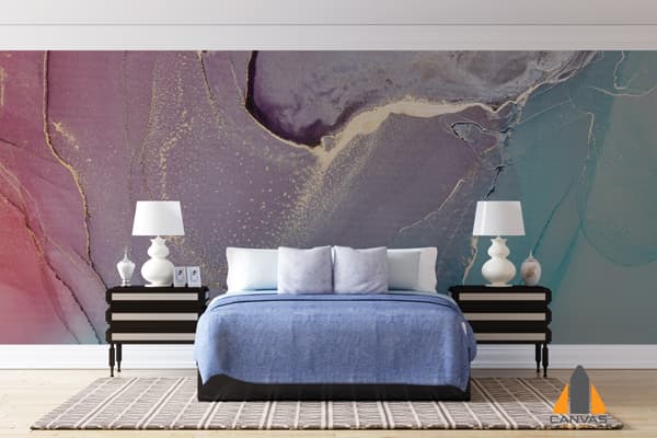 Abstract Acrylic Marble Texture Wallpaper