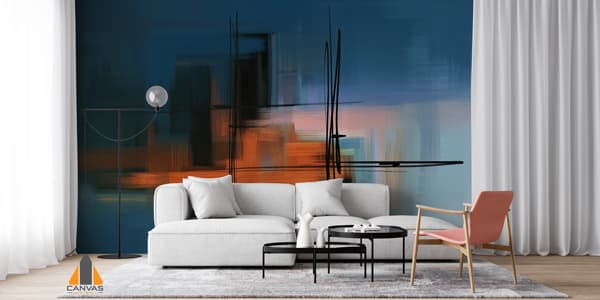 Colorful Abstract Acrylic Painting