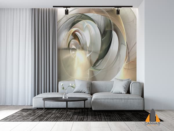Digital Fractal Wallpaper Mural
