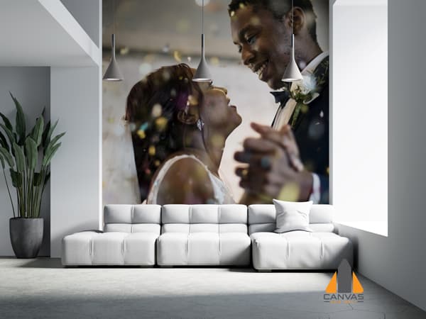 Newlywed Couple Wallpaper