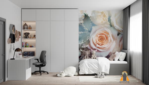 Fantasy Colors Rose Flower Wallpaper