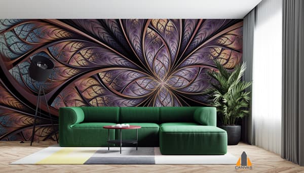 Color Fantasy Artistic Flower Wallpaper
