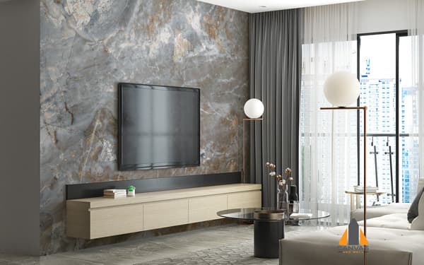 Italian Marble Textured Wallpaper