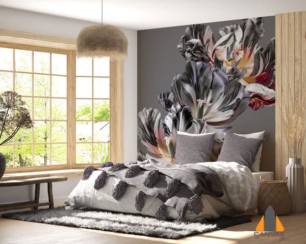 Varietal Tulips with Striped Petals Wallpaper