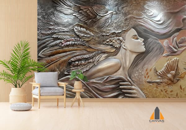3D Bird lady
