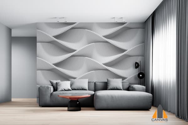 Abstract curved lines background