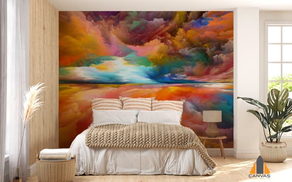 Cloud texture of various colour