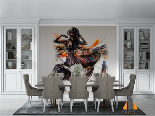 Dancing Gracefully Wall vs Art