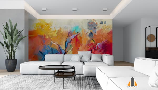 Fusion of bright colours