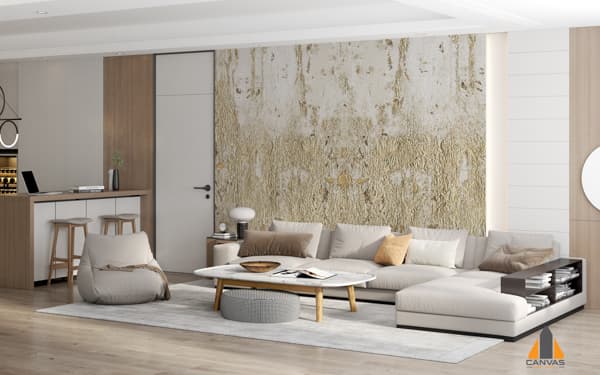 Golden Fashion Modern Art Wall