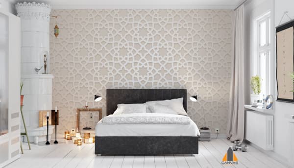Interlaced Cream Tapestry