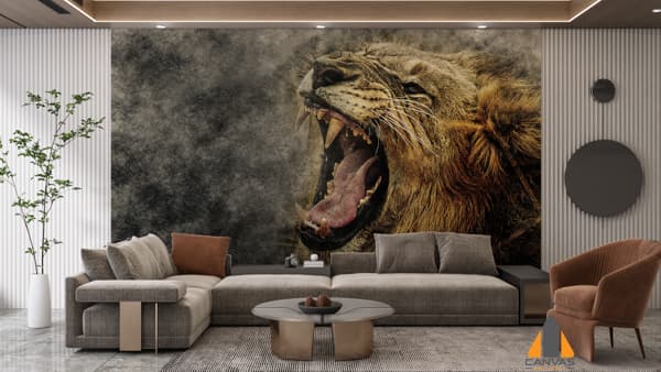 Lion Roaring