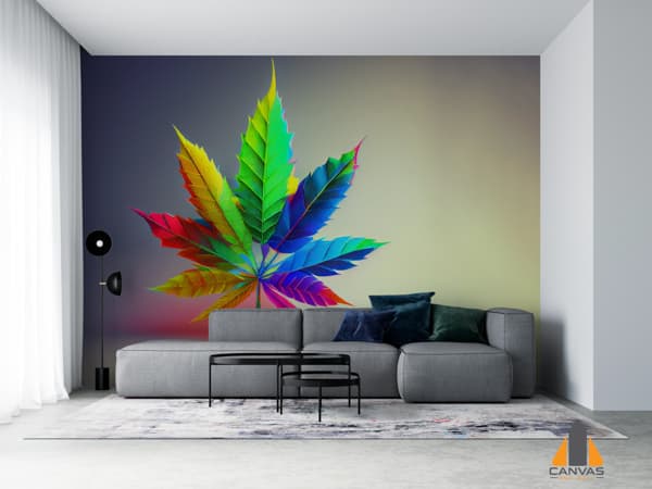 Marijuana Weed Cannabis Leaf Abstract