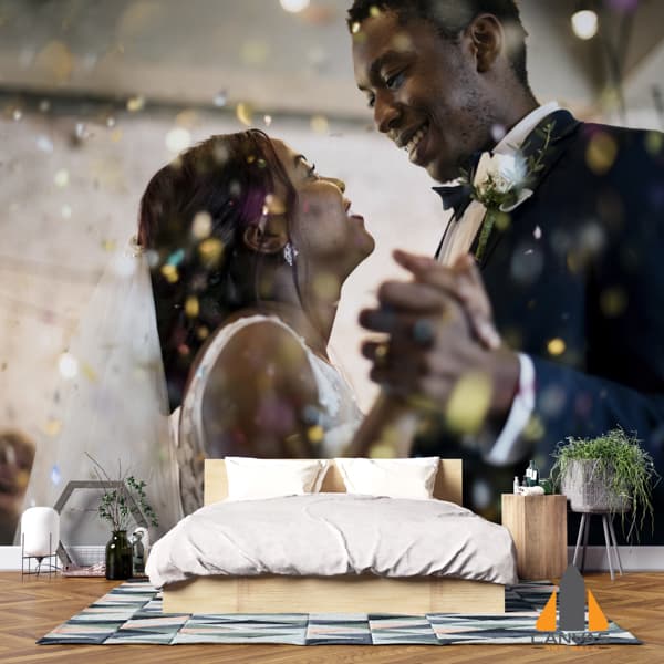Newlywed couple