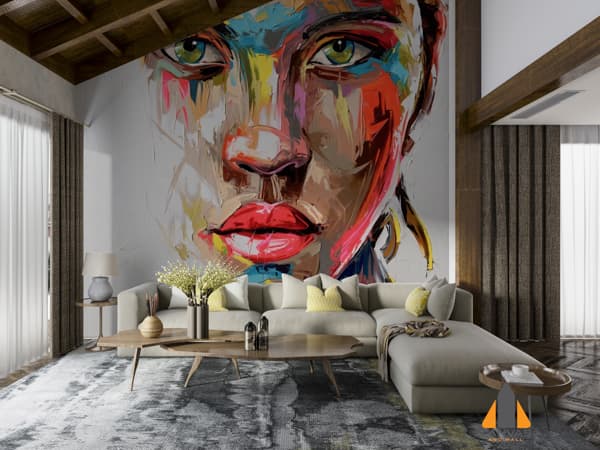 Painted Woman Stare