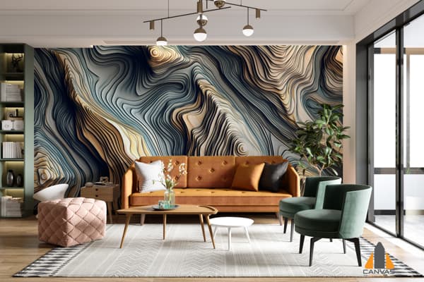 Abstract Wavy Background