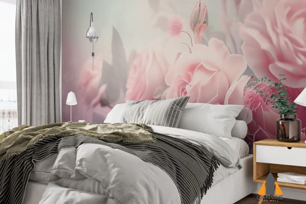 background-pink-roses-soft-light-closeup-generative-ai