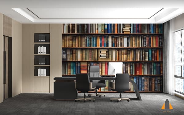 Book Shelf With Books It That Says Word It
