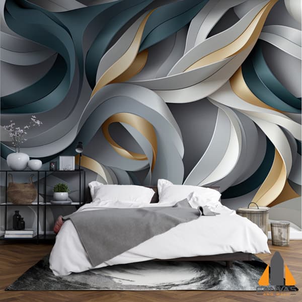 grey-gold-paper-swirls-creating-sculptural-intricate-background-tiled