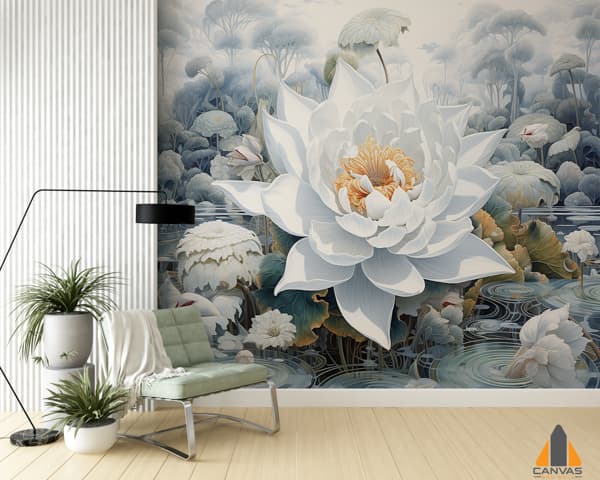 lotus-paper-sculpture-with-lotus-flower-white-paper 28129