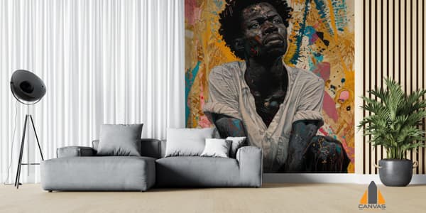 man-with-black-afro-is-sitting-ground