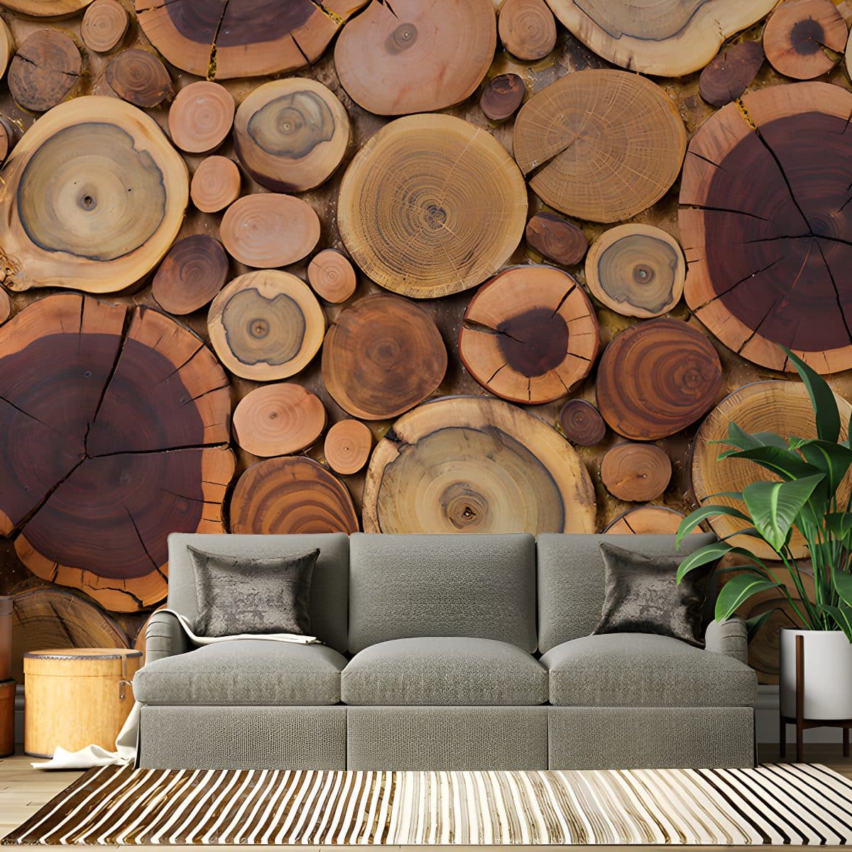 Forest Wood Texture Wallpaper