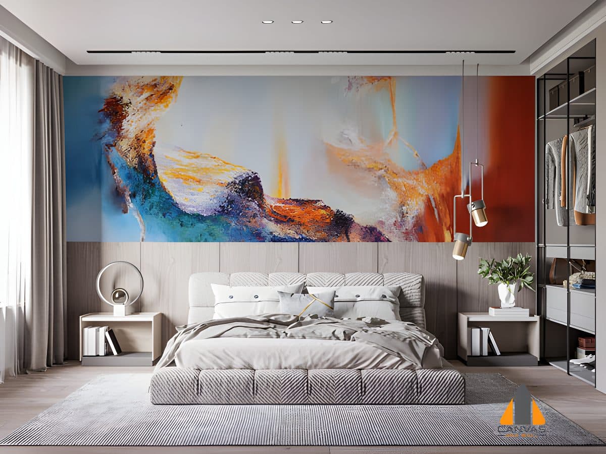 Acrylic Oil Painting Wallpaper Mural