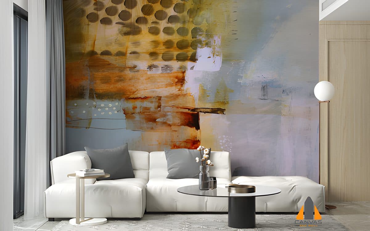 Canvas Oil Painting Wallpaper