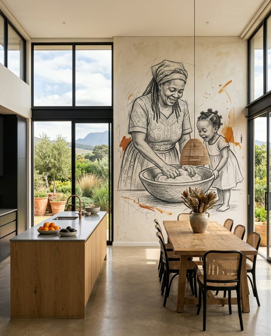 16 kitchen grandmother bread - Wallpaper