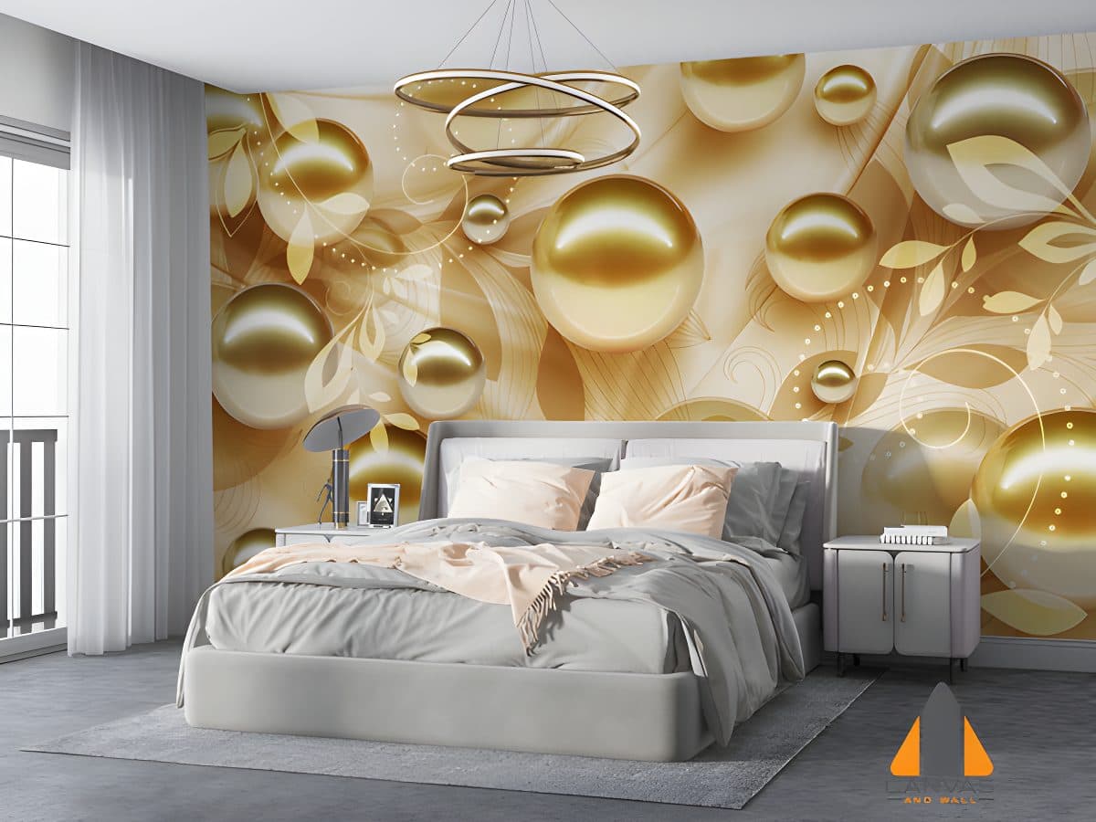 3D Golden Bubbles