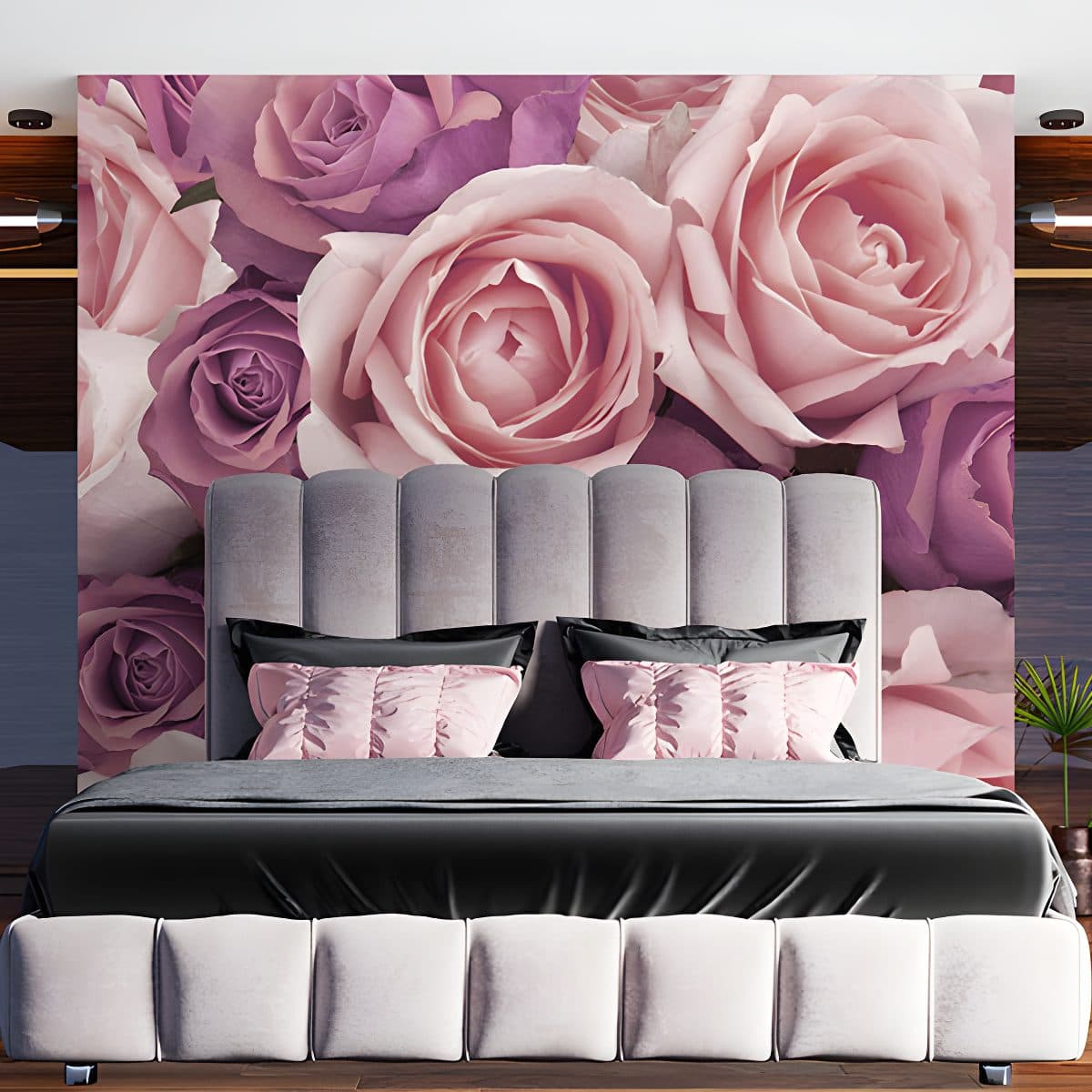 Purple Roses Wallpaper