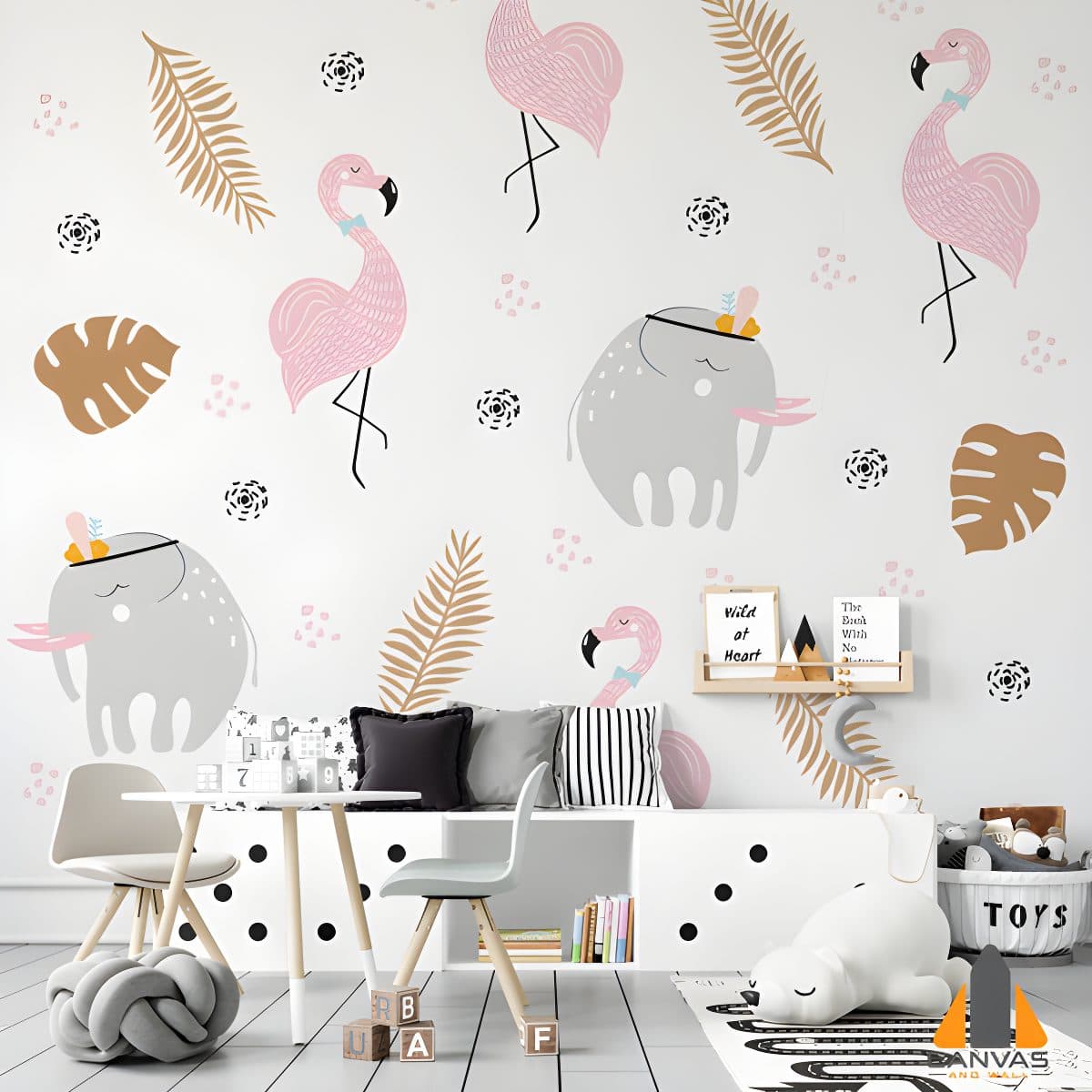 Infant27s room wallpaper