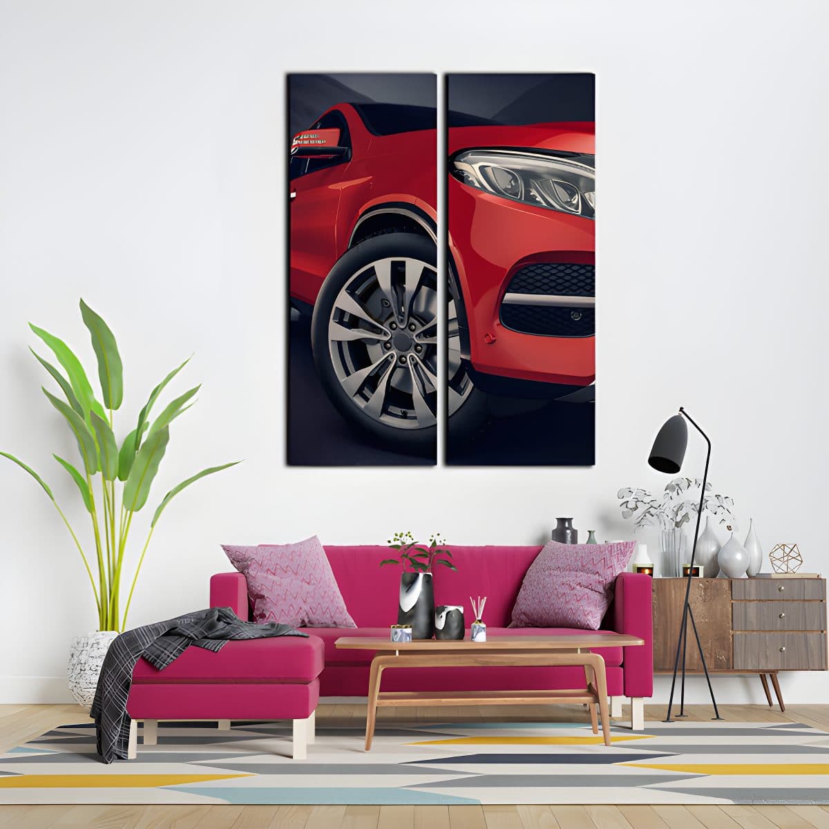 Cars Split canvas