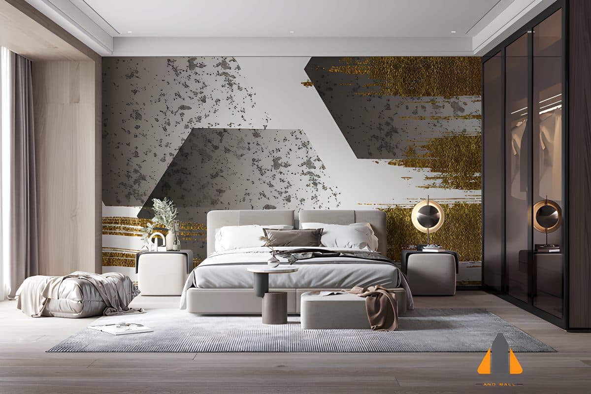 Brush Painting 3D Wallpaper Mural