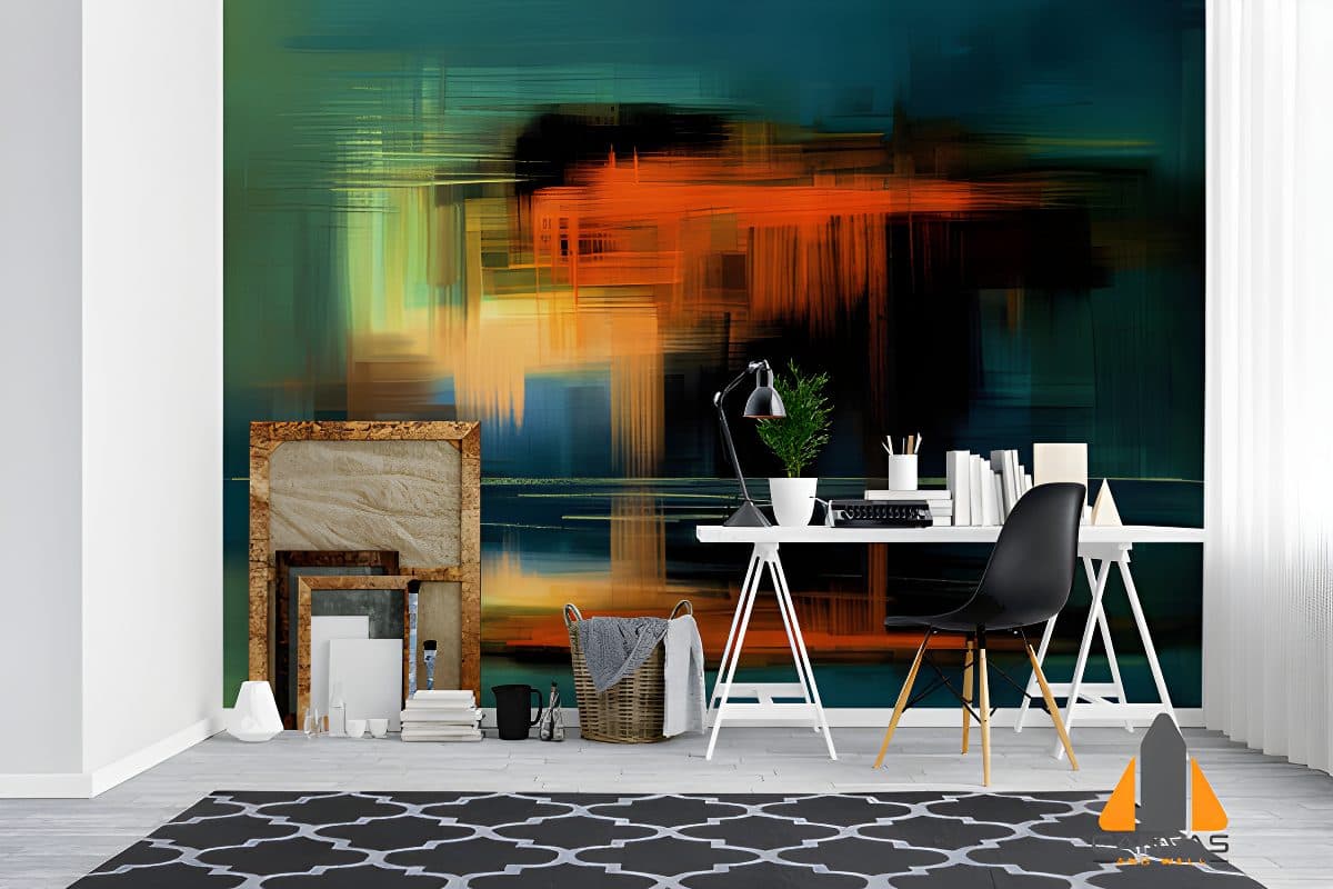 Multi Color Abstract Wallpaper