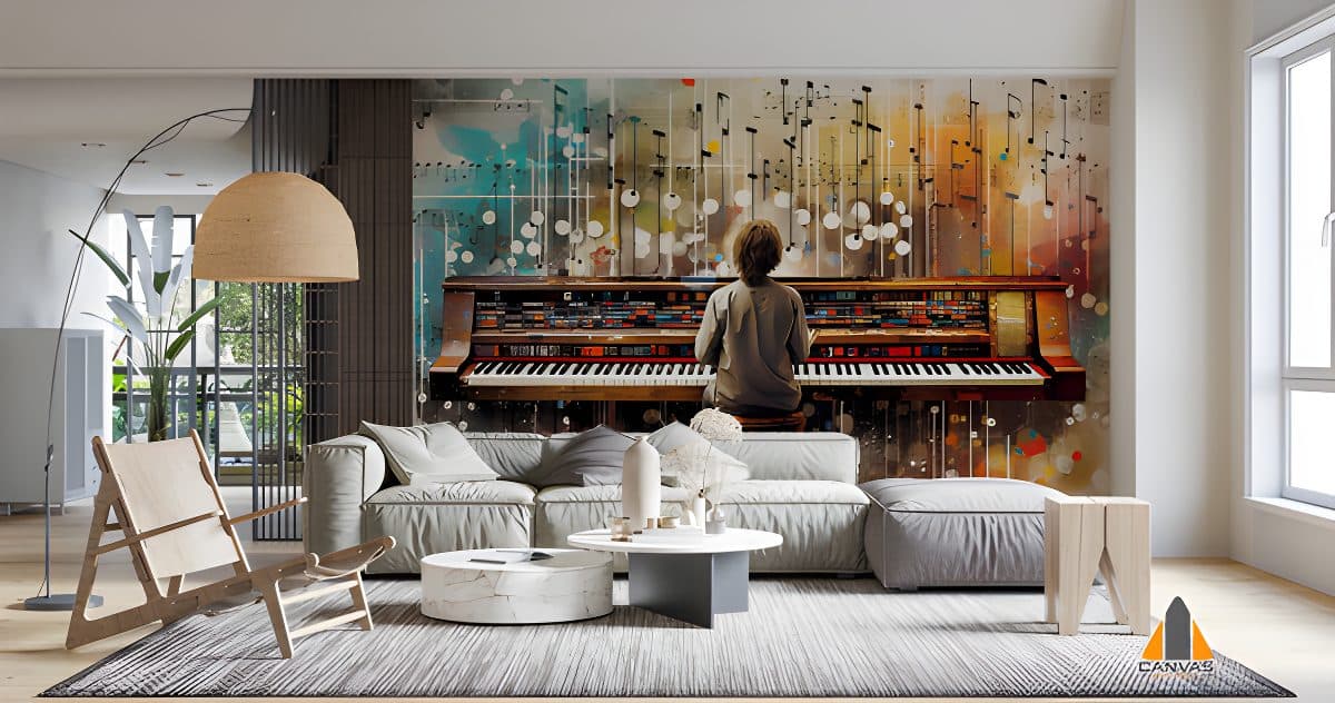 person-sits-piano-with-words-music-wall