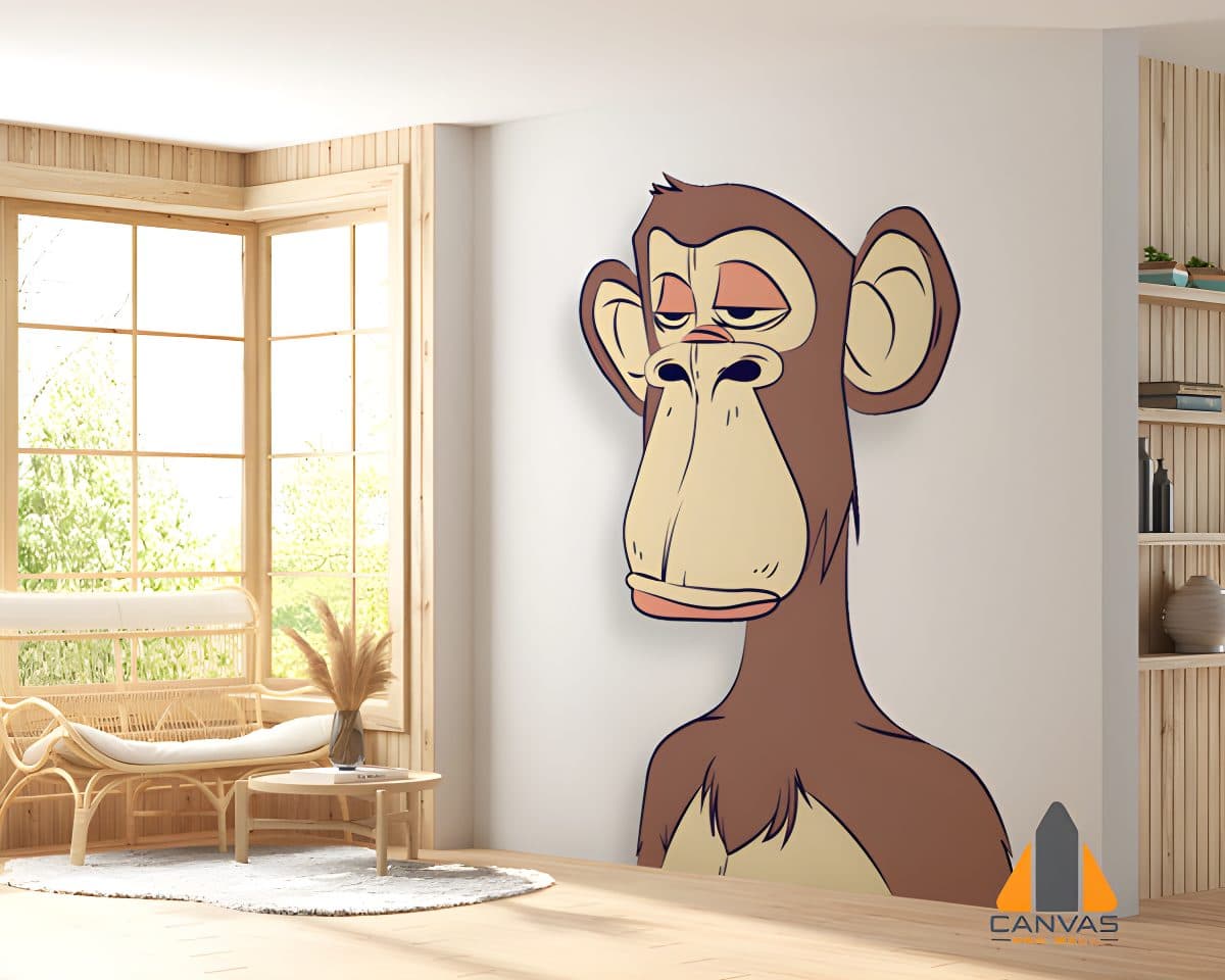 Ape with Bored Face Wall Art