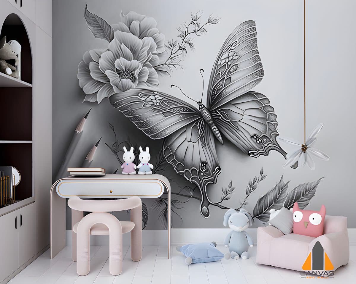 butterfly-flower-draw-mandala-art-ai-generated
