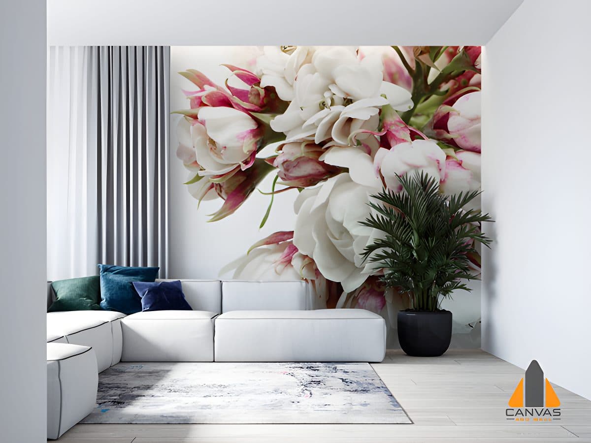 White Flower Blossom Wallpaper